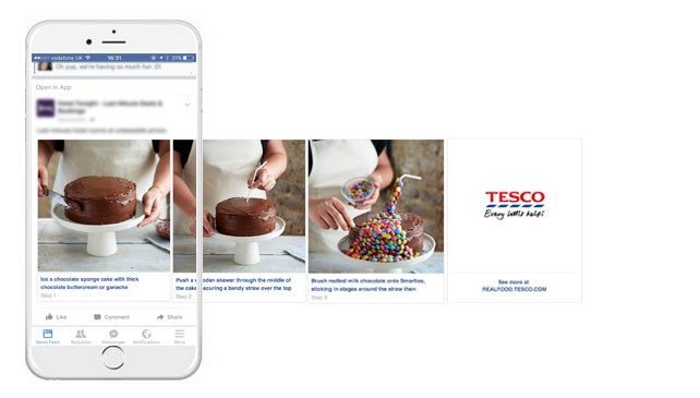 Tesco: Carousel ad examples that teach you something Tesco: Carousel ad examples that teach you something