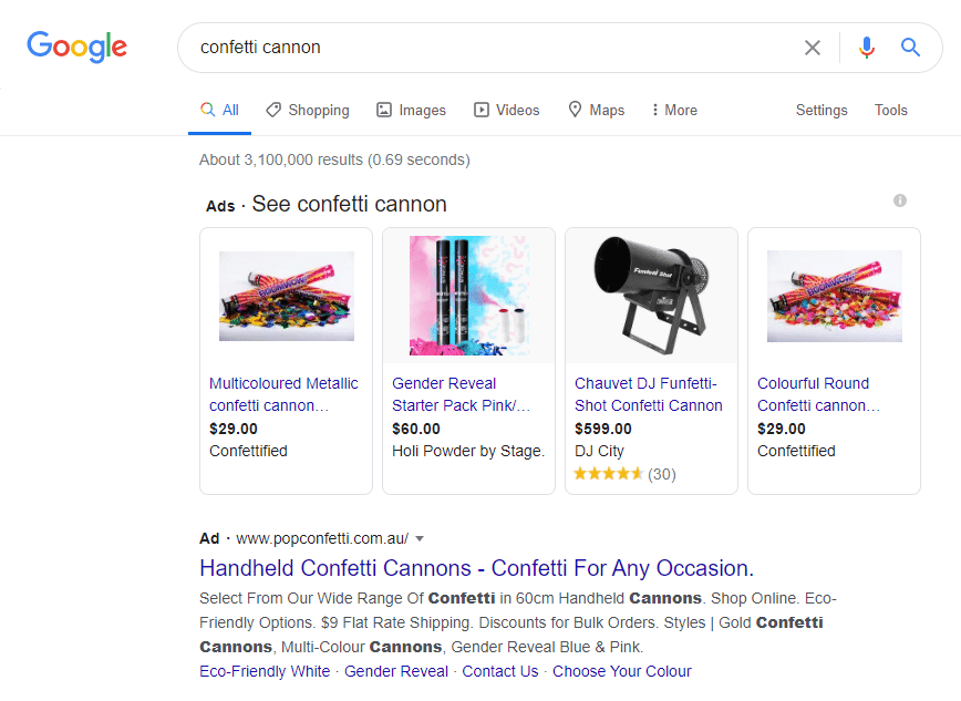 PPC Search Ad